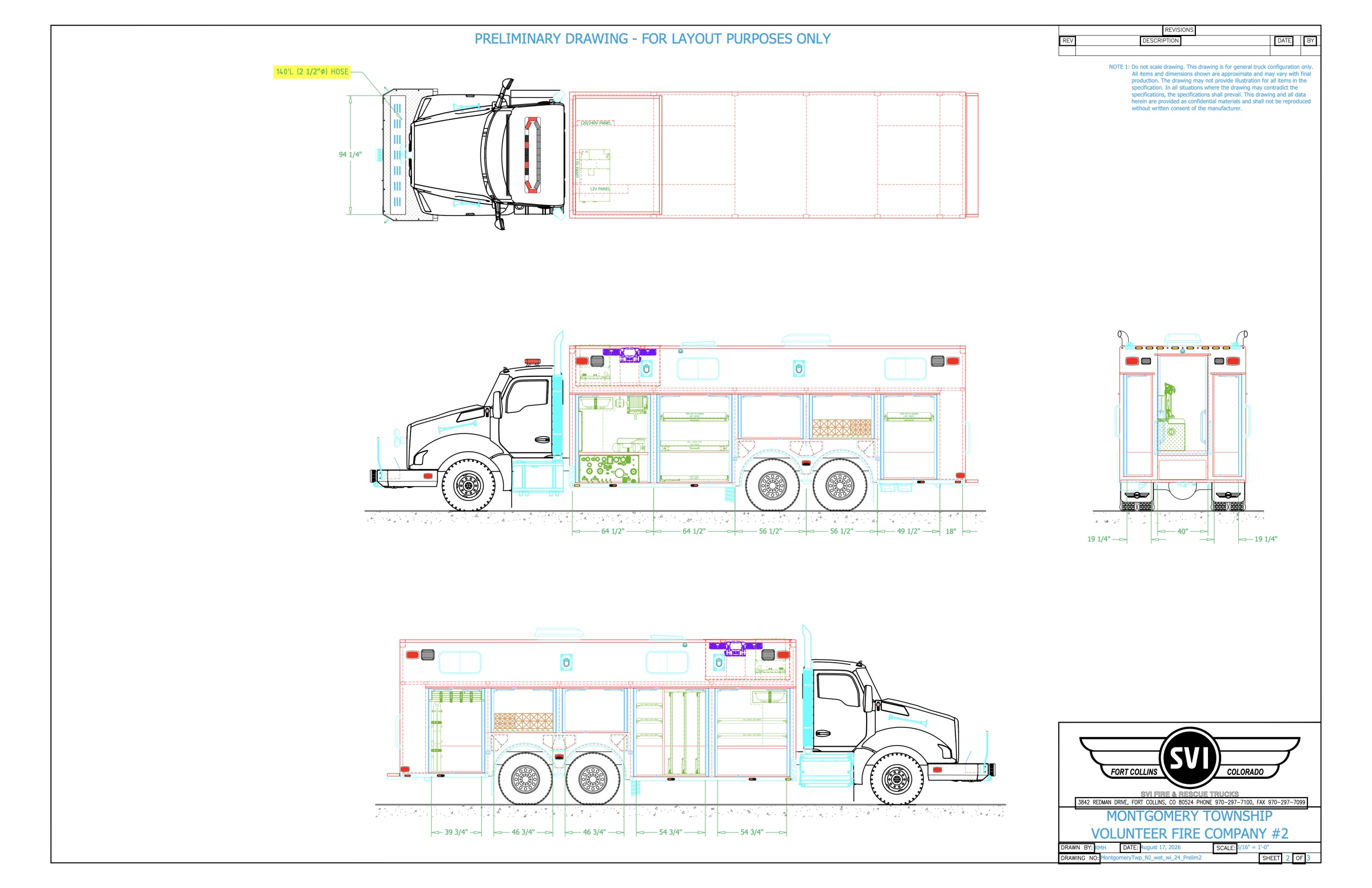 Sheet 2: SVI Heavy Rescue Compartment Layout