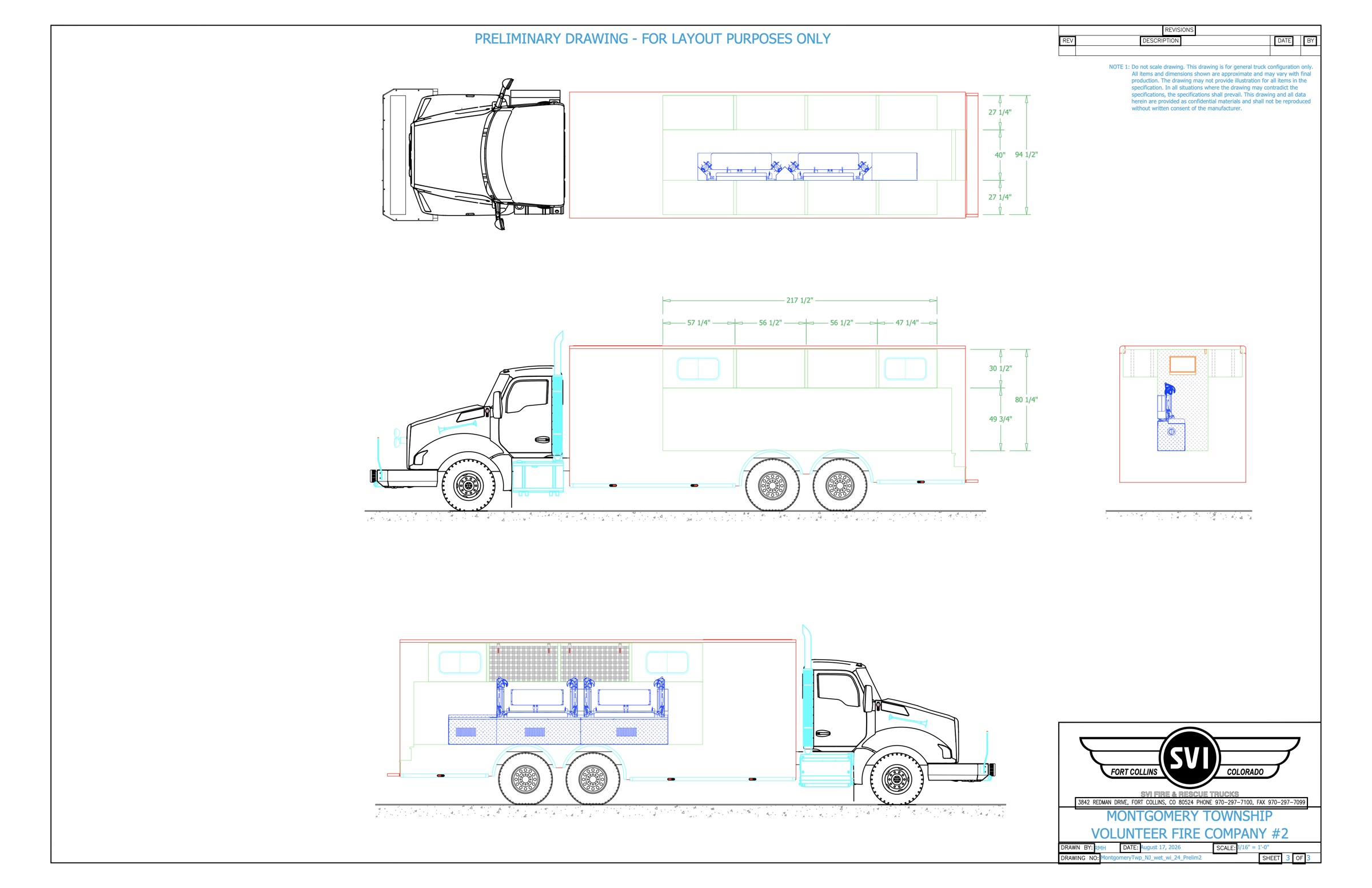 Sheet 3: SVI Heavy Rescue Walk-in Interior